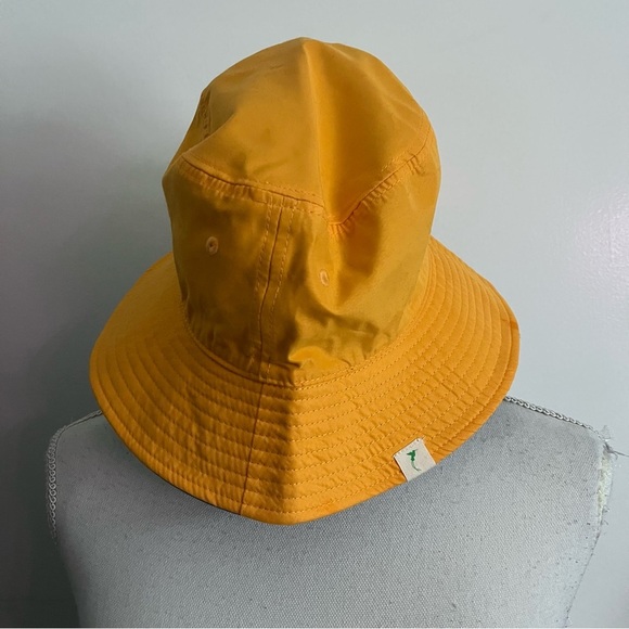 Gyal Bashy • NWT Marigold Yellow Teal Grenada Recycled Reversible Bucket Hat - Picture 4 of 7